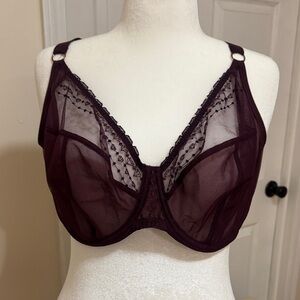 Elomi Sheer Lace Bra - size 40J